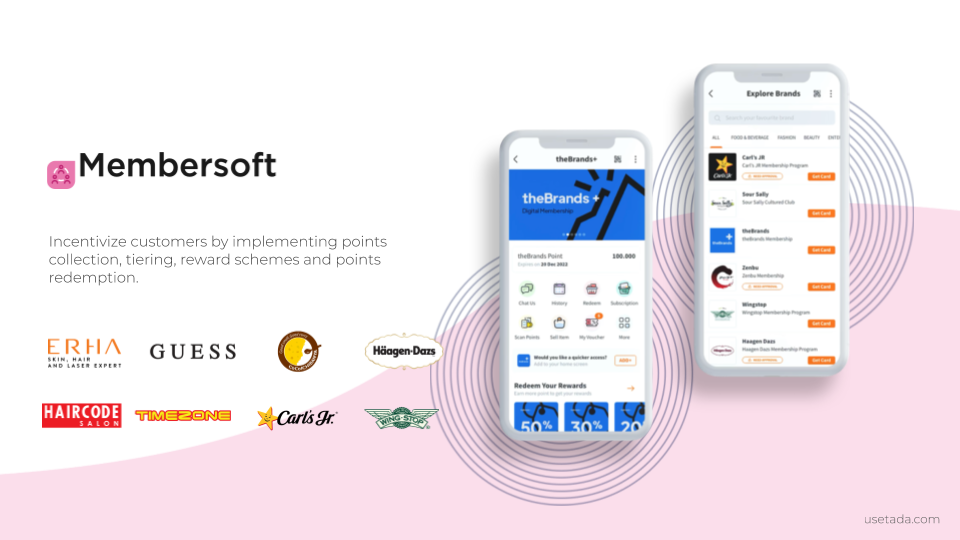 screenshot of Loyalty and Rewards